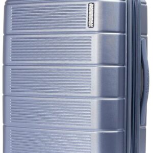 American Tourister Stratum 2.0 Expandable Hardside Luggage with Spinner Wheels, Slate Blue, Carry-on