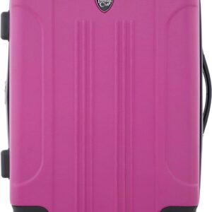 Travelers Club Chicago Hardside Expandable Spinner Luggages, Fuchsia, 20" Carry-On