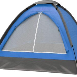 2-Person Dome Tent – Easy Set Up Shelter with Rain Fly and Carry Bag for Camping, Beach, Backpacking, Hiking, and Festivals by Wakeman Outdoors
