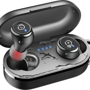 TOZO T10 (Ergonomic Edition) Wireless Earbuds Bluetooth 5.3 Headphones, App Customize EQ, Ergonomic Design, 55H Playtime, Wireless Charging Case, IPX8 Waterproof Sound in-Ear Headset, 2024 New Version